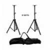 PE 5P Set de 2 soportes trípodes profesionales para altavoces Máx. 180cm, Máx. 60 Kg
