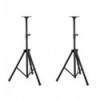 PE 5P Set de 2 soportes trípodes profesionales para altavoces Máx. 180cm, Máx. 60 Kg