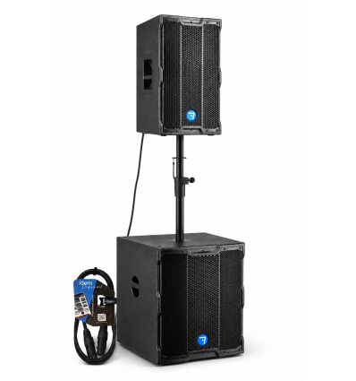 Pack Seven SoundVector Subwoofer VECTOR18SUB/DSP con Altavoz VECTOR15