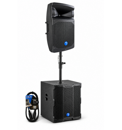 Kit Sonorización Seven SoundVector Subwoofer VECTOR18SUB/DSP con Altavoz ONA 15