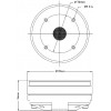 Seven Soundvector SVCD44Ti/B Driver de Compresión Tweeter Motor de Agudos Diafragma de Titanio 44mm P.Nominal 80W AES